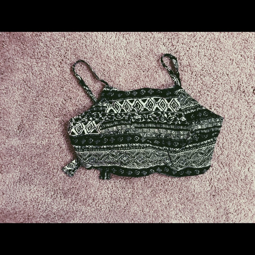 Tribal crop top